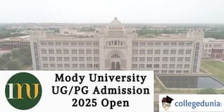 Mody University UG/PG Admission 2025 Open; Apply Now!